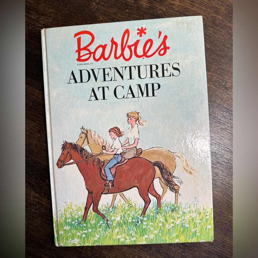 Barbie’s Adventure At Camp. Book by Carl Memling. Vintage. Hard cover.